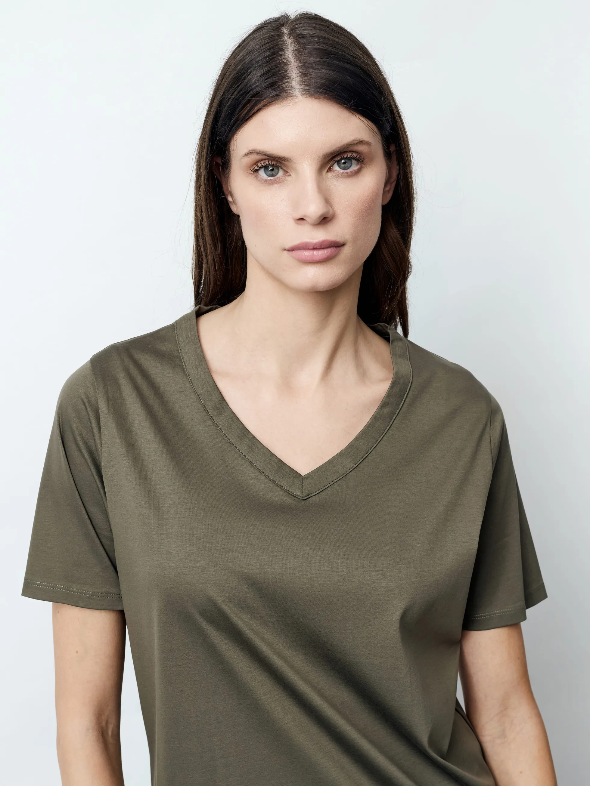 FIORE - Kurzarm Damen Shirt, gestrickt